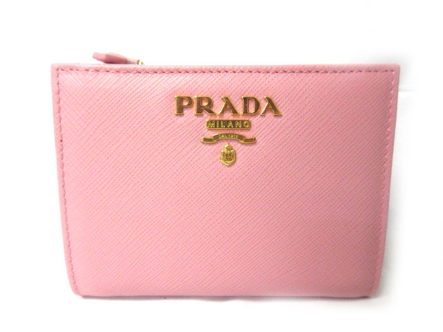 未使用品 プラダ PRADA 二つ折り 財布 1ML023 コンパクトウォレット 