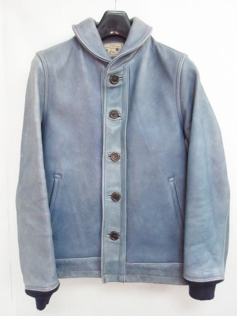 バルデ77 Varde77 Revival 90% Products ダメージレザーショールカラー 