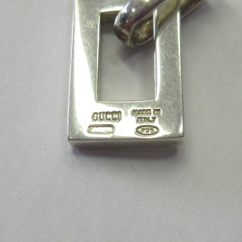 グッチ GUCCI ペンダント トップ のみ シルバー 銀 925 G ロゴ 7.9g