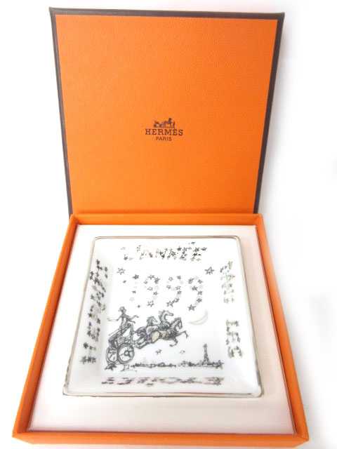 エルメス HERMES 小皿 ミニプレート 飾り皿 アシュトレイ Dans Les 