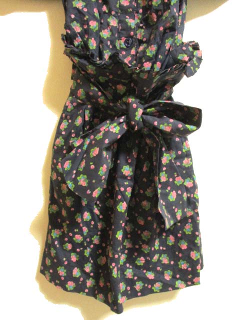 シーバイクロエ See By Chloe ワンピース ひざ丈 セットアップ風 半袖 花柄 紺 S 0214 レディース 098 ベクトルパーク