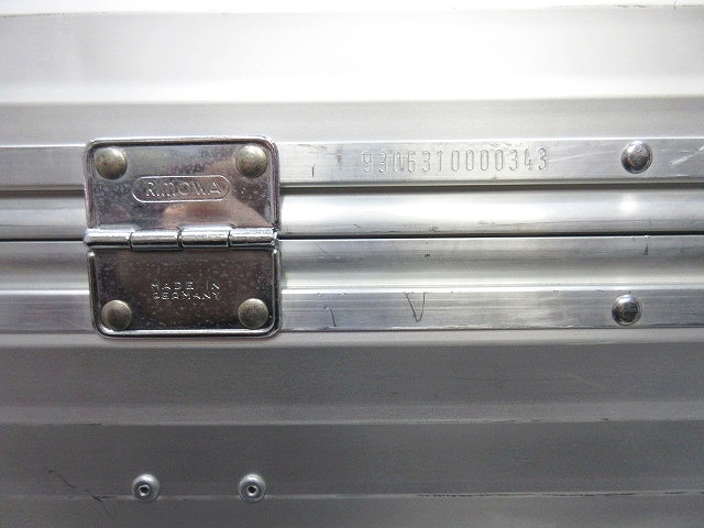 REMOWA リモワ 青ロゴ スーツケース シルバー リモワ RIMOWA トパーズ 青ロゴ キャリーバッグ スーツケース 2