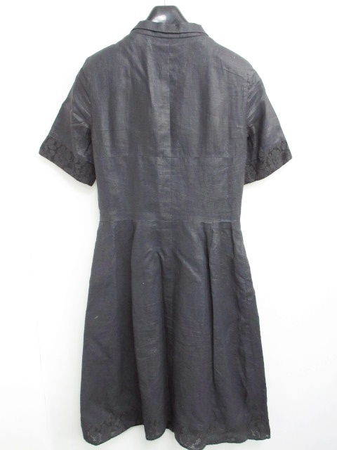 CHANEL 半袖フレアワンピース 34 グレー