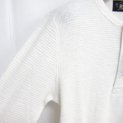 未使用品 ダブルアールエル RRL ワッフル ロンT Tシャツ ヘンリー 