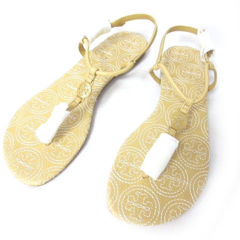 未使用品 トリーバーチ TORY BURCH トング サンダル フラット ビーチ 