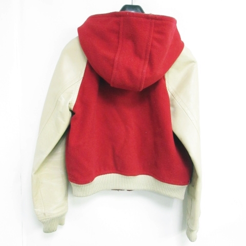 バーバリーブルーレーベル BURBERRY BLUE LABEL ブルゾン 袖レザー  