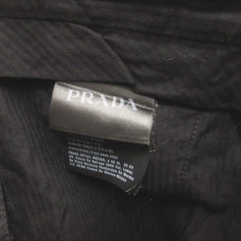 プラダ PRADA 17SS ウールパンツ スラックス ボタンフライ ビジネス