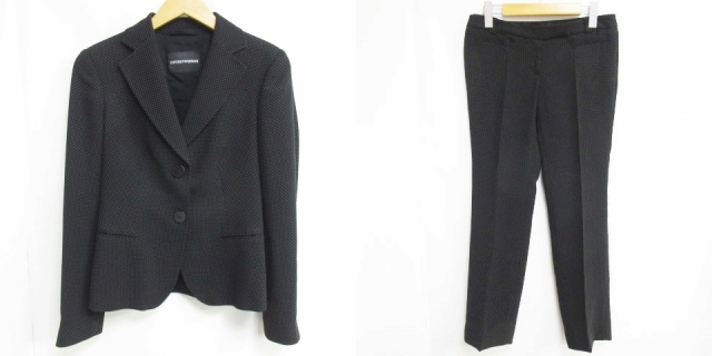 エンポリオアルマーニ EMPORIO ARMANI 美品 LINEA Tailor セットアップ 