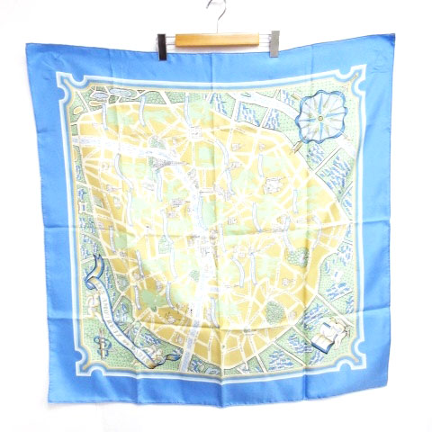 エルメス HERMES スカーフ カレ 90 シルク スクエア 四角 パリの恋人達  