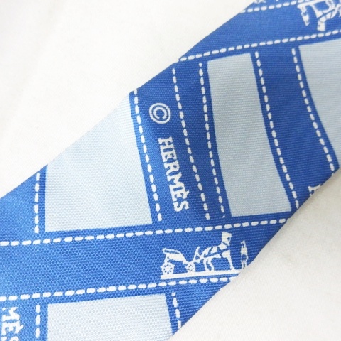 エルメス HERMES ツイリー ボルデュック リボン スカーフ シルク