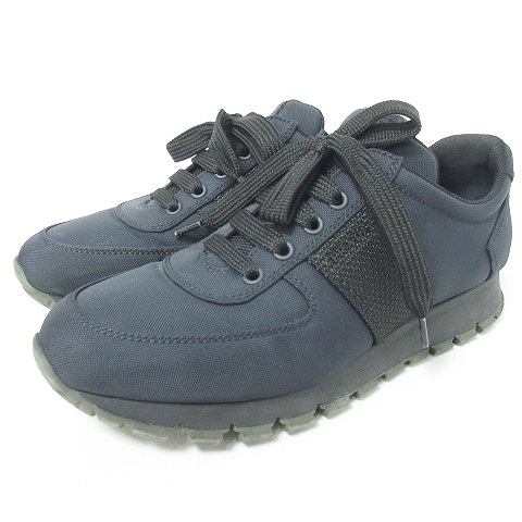 プラダスポーツ PRADA SPORT 美品 スニーカー シューズ ナイロン 