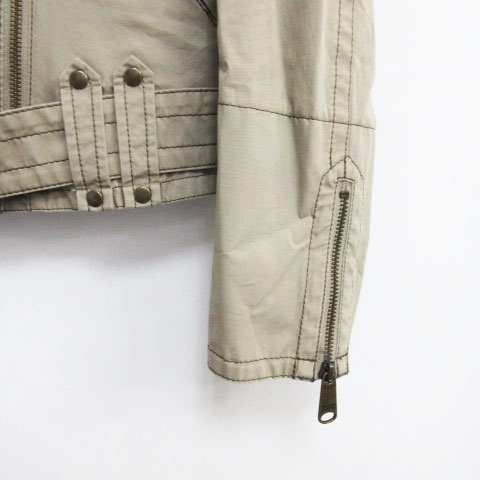 BURBERRY BLUE LABEL ライダース コットン ベージュ 38