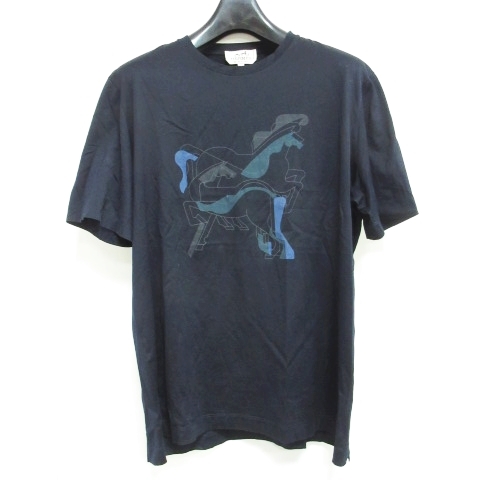 エルメス HERMES Tシャツ ブラジリアンホース 半袖 プリント 馬 ホース 