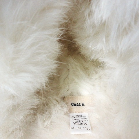 カシラ CA4LA 美品 ラビットファー100％ ロシア帽子 モコモコ ハット 
