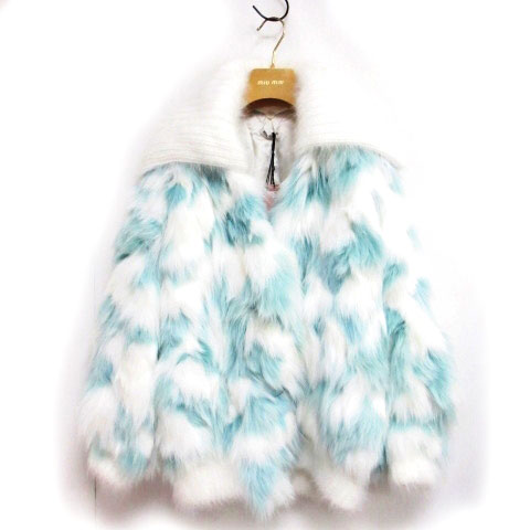 未使用品 ミュウミュウ miumiu 17AW Pre-fall ファー コート 