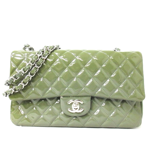 シャネル CHANEL チェーン ショルダーバッグ Wフラップ ココ ターン 
