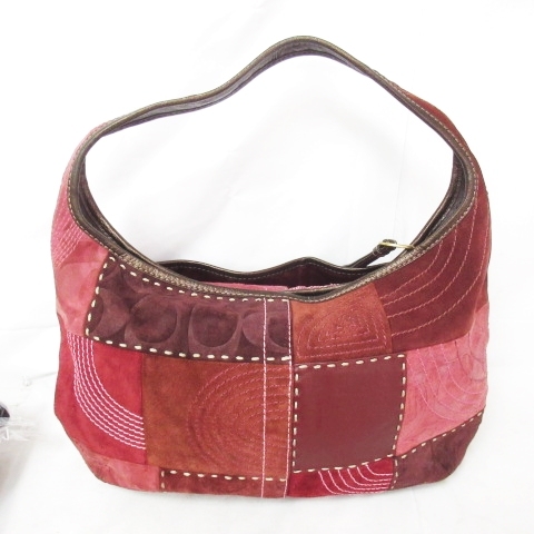 コーチ COACH エルゴ・スエード パッチワーク・ラージ ホーボー トート