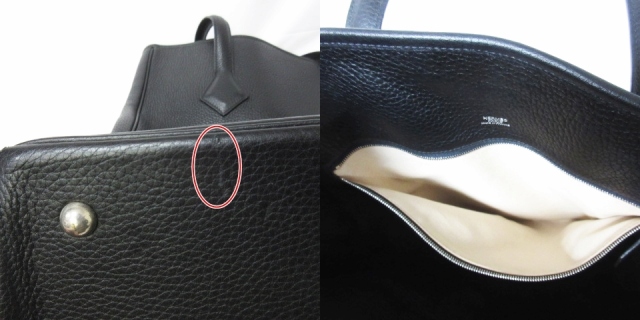 エルメス HERMES ヴィクトリアカバス 35 □J刻印 トリヨンクレマンス