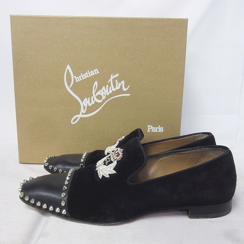クリスチャンルブタン Christian louboutin ローファー スタッズ 