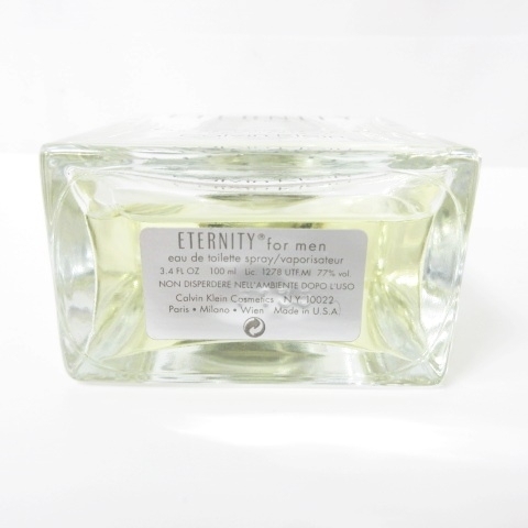 カルバンクライン Calvin Klein エタニティ Eternity オーデトワレ 100ml 香水 パフューム フレグランス 残量約8割 1103 メンズ 098 ベクトルパーク