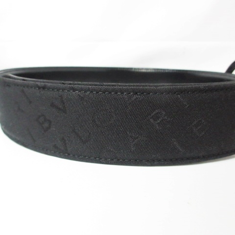 ブルガリ BVLGARI 美品 ロゴマニアベルト ロゴバックル ジャガード 総  