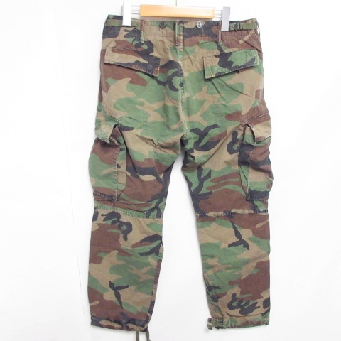 ダブルアールエル RRL カーゴパンツ トラウザーズ ミリタリー 迷彩  