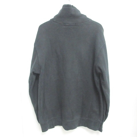 フェノメノン Phenomenon Turtleneck Sweat Shirt トレーナー スウェットシャツ タートルネック コットン 黒 ブラック 40 L 1019 メンズ 098 ベクトルパーク