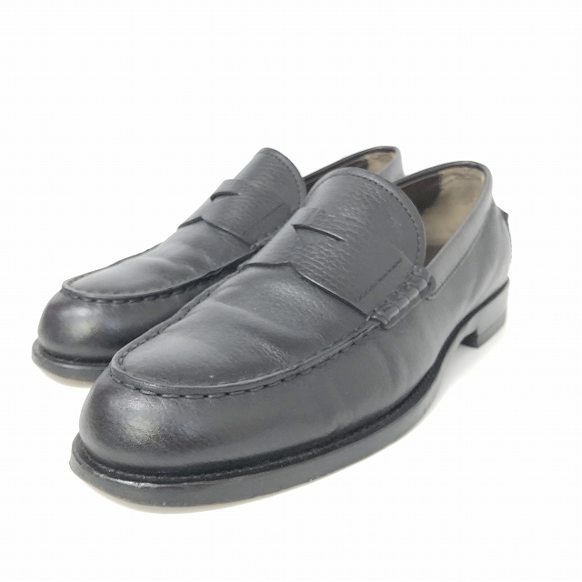トッズ Tod S ローファー レザー 黒 ブラック 7 約25cm 1027 メンズ 098 ベクトルパーク