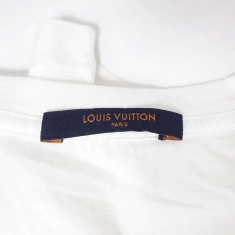 ルイヴィトン LOUIS VUITTON Tシャツ 半袖 Vネック 無地 サークルロゴ 