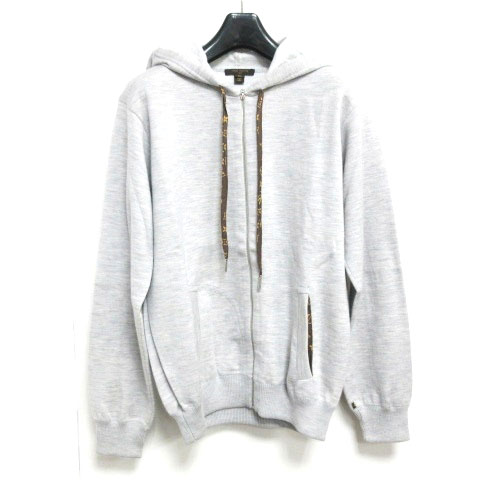 ルイヴィトン LOUIS VUITTON パーカー ジップ モノグラム カシミヤ  