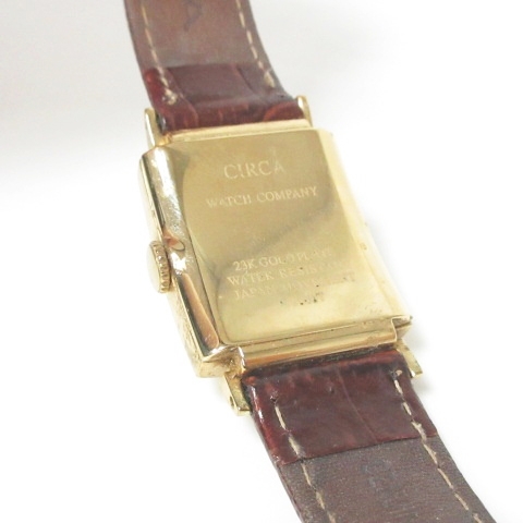 サーカ Circa 腕時計 ウォッチ スクエア 23k Gold Plate クォーツ 3針 ゴールド Ct101t Rrr 1208 レディース 098 902010250087 ベクトルパーク