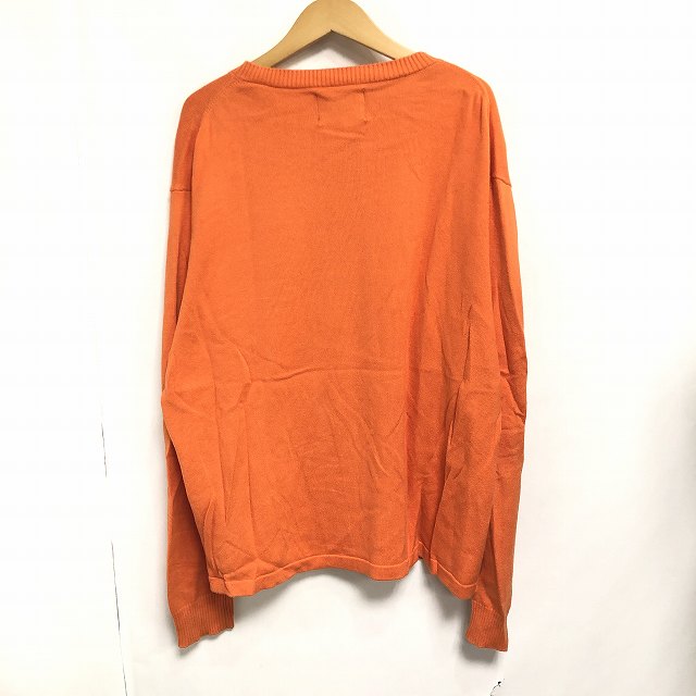 サノバチーズ Son Of The Cheese C100 Long Sleeve セーター コットン 長袖 オレンジ M 1026 メンズ 098 ベクトルパーク