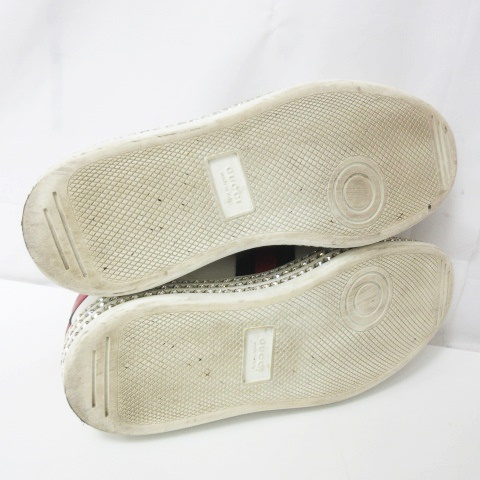グッチ GUCCI ACE エース レースアップ 厚底 スニーカー 505995 