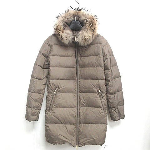 デュベティカ Duvetica Beauty Youth 別注 Saoirse ダウンコート ダウンジャケット ファー付き モカ 茶系 42 1228 レディース 098 ベクトルパーク