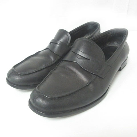 プラダ PRADA コインローファー ペニーローファー シューズ レザー 
