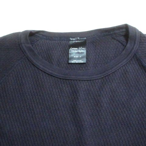 ナンバーナイン NUMBER (N)INE Tシャツ 長袖 紫 パープル サーマル 
