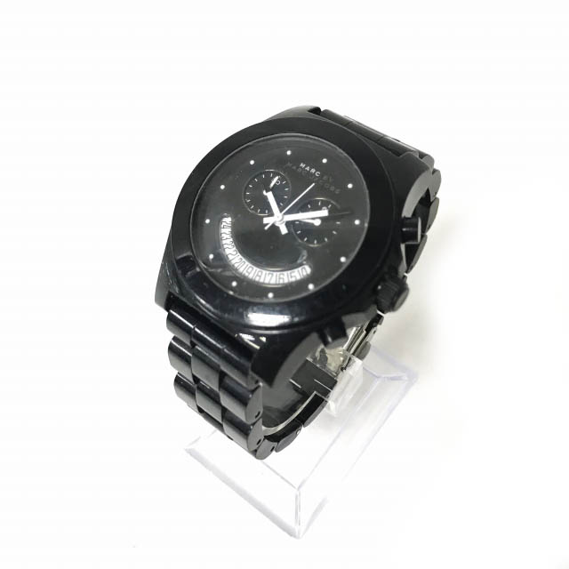マークバイマークジェイコブス Marc By Marc Jacobs ボーイズ クロノグラフ 時計黒 ブラック Mbm4574 0624 レディース 098 ベクトルパーク