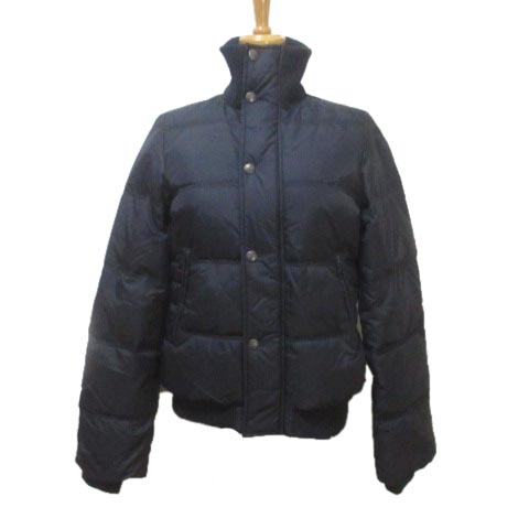 ディーゼル Diesel ダウンジャケット ジップアップ スナップボタン 紺 ネイビー バックリボン S X レディース 098 ベクトルパーク