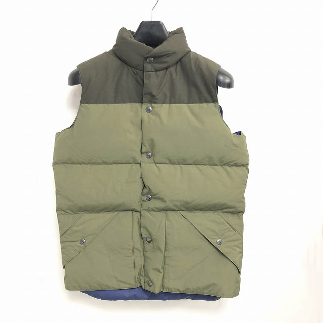 ケープハイツ Cape Heights ロンハーマン Ron Herman Outback Vest 60 40クロス ダウンベスト 緑 カーキ Xs 0121 メンズ 098 ベクトルパーク
