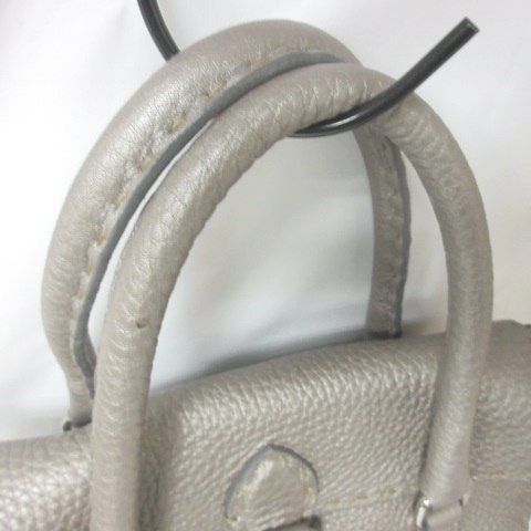 フェンディ FENDI セレリア ミニリンダ ハンドバッグ シボレザー ロゴ  