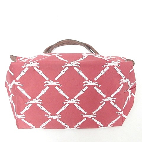 美品 LONGCHAMP ハンドバッグ デニム　ヴィンテージ 裏地総柄 2024*限定【国内発送】Longchamp*花柄刺繍 bag xs (Longchamp