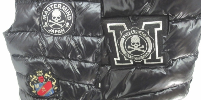 MONCLER× MASTERMIND ダウンベスト モンクレール MONCLER × マスターマインド MASTERMIND JAPAN