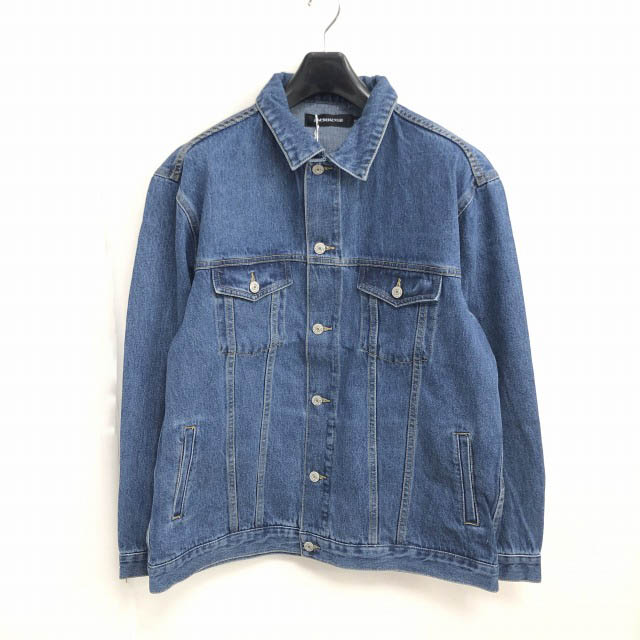 未使用品 ジャックローズ Jackrose ビックシルエット Gジャン デニムジャケット オーバーサイズ 青 インディゴ 3 Nvw 0303 メンズ 098 ベクトルパーク