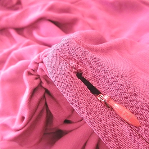 フェンディ FENDI レーヨン ワンピース ひざ丈 タイト ドレス 半袖  