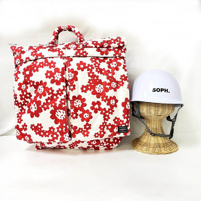 未使用品 ソフネット SOPHNET. × ポーター PORTER 2WAY HELMET BAG 