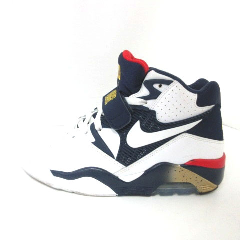 ナイキ Nike Air Force 180 Olympic 100 スニーカー エアフォース180 ハイカット オリンピック 白紺赤 24 5cm 0425 レディース 098 ベクトルパーク