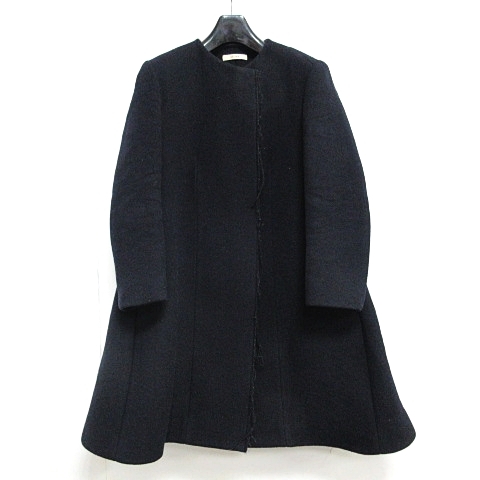 セリーヌ CELINE ノーカラーコート ジャケット フィービー期 Aライン 