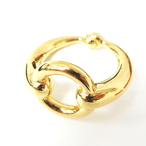 エルメス Hermes 美品 スカーフリング ゴールド 金色 箱付き 0506 レディース 098 ベクトルパーク