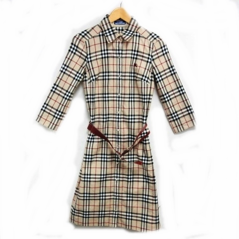バーバリーブルーレーベル BURBERRY BLUE LABEL ノバチェック シャツ  