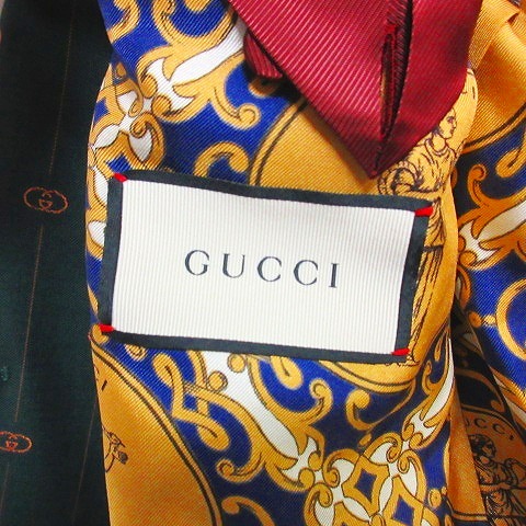 グッチ GUCCI 近年モデル 超美品 インターロッキングG ストライプ 
